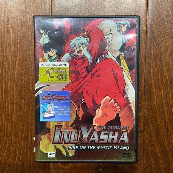 Inuyasha The Movie 4 Fire on the Mystic Island DVD Target Exclusive Movie Anime - Picture 2 of 6